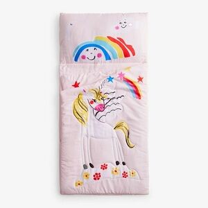 🦄 Unicorn Sleeping Bag 🌈 with Rainbow Design